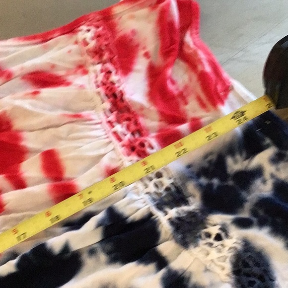 Patriotic, Red/White/Blue swing style ladies sleeveless top - Picture 5 of 5